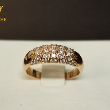 ZLATNI PRSTEN S DIJAMANTIMA 0,125ct / R1, RATE !