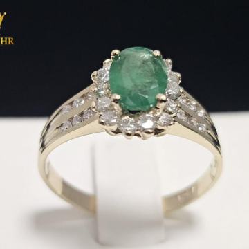 ZLATNI PRSTEN S DIJAMANTIMA 0.39ct 14K / R1, RATE !