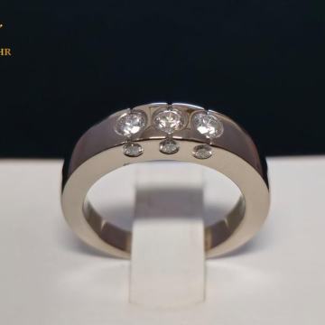 ZLATNI PRSTEN S DIJAMANTIMA 0,48ct / R1, RATE!