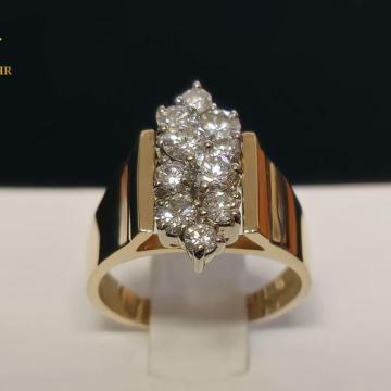 ZLATNI PRSTEN S DIJAMANTIMA 0,76ct / R1, RATE!