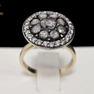 ZLATNI PRSTEN S DIJAMANTIMA - 1.19ct- 6.93G .585 (14K) / R1, RATE !!