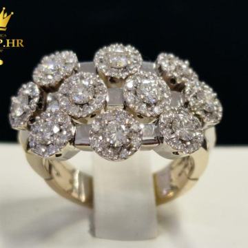 ZLATNI PRSTEN S DIJAMANTIMA 1,4ct (18K) / R1, RATE !