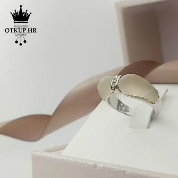 ZLATNI PRSTEN S DIJAMANTIMA 18K 0,06ct / R1, RATE !