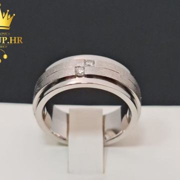 ZLATNI PRSTEN S DIJAMANTIMA 22,22G (18K) / R1, RATE !!