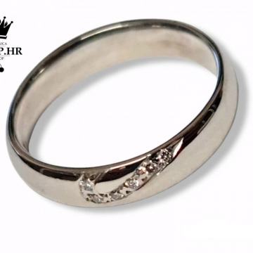 ZLATNI PRSTEN SA DIJAMANTIMA  3,40G (14K) R1, RATE