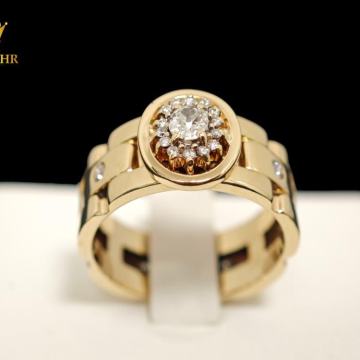 ZLATNI PRSTEN S DIJAMANTIMA CCA 0.50ct 14K / R1, RATE !