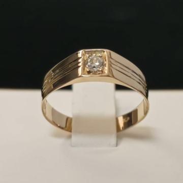 ZLATNI PRSTEN S DIJAMANTOM 0,10ct / R1, RATE !