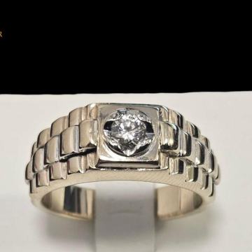 ZLATNI PRSTEN S DIJAMANTOM - 0.25ct -15.26G .585 (14K) / R1, RATE !!