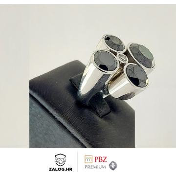 ZLATNI PRSTEN SA DIJAMANTIMA 14K 12.46G 4,35CT  ***DO 24 RATE***