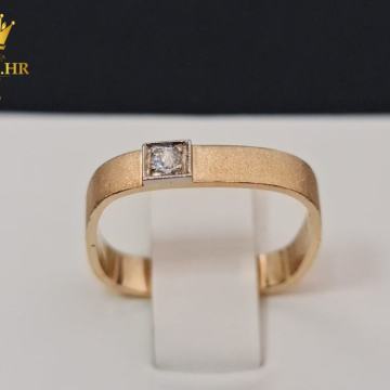 ZLATNI PRSTEN S DIJAMANTOM 2,05G 14K / R1, RATE !!