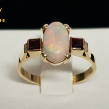 ZLATNI PRSTEN S OPALOM (14K) / R1, RATE !