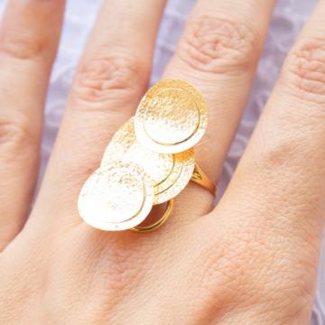 ZLATNI PRSTEN UNIKAT 18K (750) 6,00 grama NOVO • GOLD SHOP •