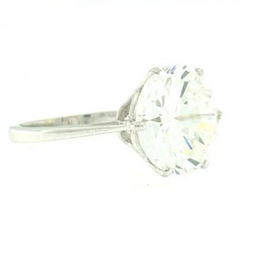 ZLATNI PRSTEN S VELIKIM CIRKONOM 18K (750) 5,40g NOVO • GOLD SHOP •