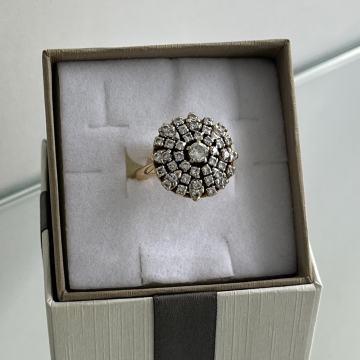 ZLATNI PRTSEN 18K BRILIJANTI