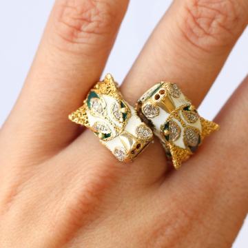 ZLATNI UNIKAT PRSTEN ZMAJ 18K (750) 21,56 grama NOVO • GOLD SHOP •