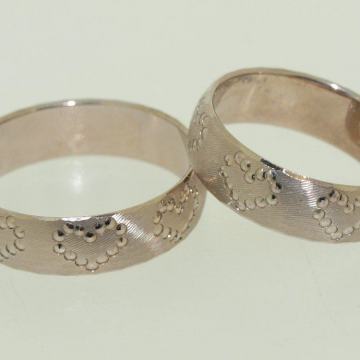 ZLATNO VJENČANO PRSTENJE (BURME) 14K (585) 9,64g NOVO • GOLD SHOP •