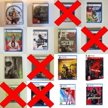 PS5 Igre, RABLJENO, RAČUN, R1
