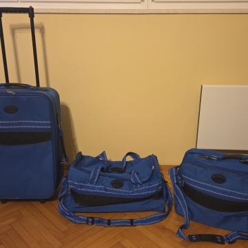 Putni kofer, torba i ručna torba Giancarlo Firenze (komplet)