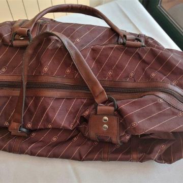 Smeđa složiva torbs