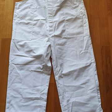 Bijeli radni polukombinezon radna jakna komplet veličina XL-58