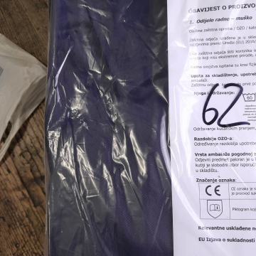 Radna odijela majice sigurnosne, zimska i ljetna,kabanica,novo