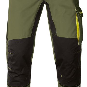 HLAČE KAVIR ZELENO/CRNE