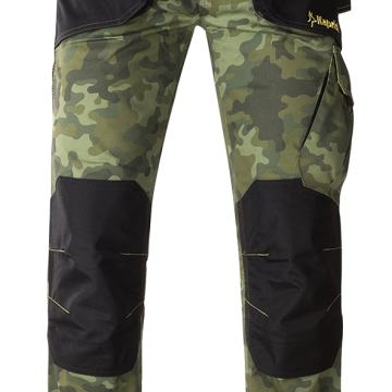 HLAČE SLICK CAMO ZELENE