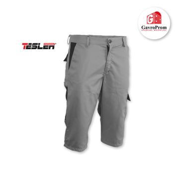 RADNE HLAČE KRATKE TESLER SIVO/CRNE VEL. S, M, L, XL