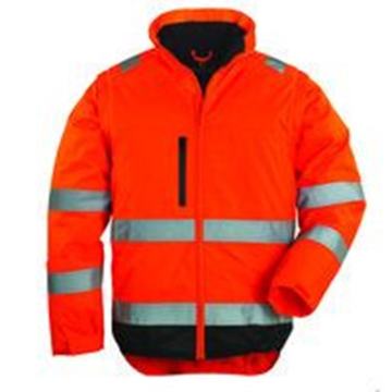 2U1 signalizirajuća zaštitna Hi-viz jakna extra HI-WAY Vel. S-3XL