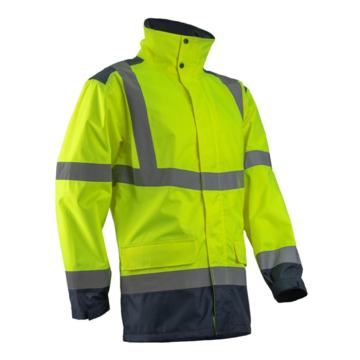 Signalizirajuća zaštitna Hi-viz parka KAZAN žuto-plava Vel. S-4XL