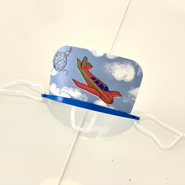 DJEČJA VIZIR_MASKA za lice - veže se na bradu i normalno se diše