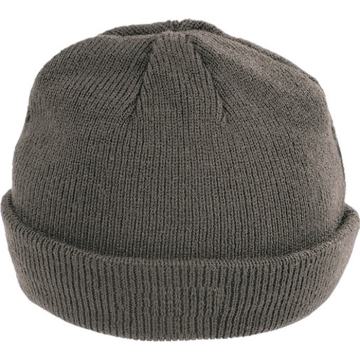 Kapa zimska s utopljenjem siva/plava,crna