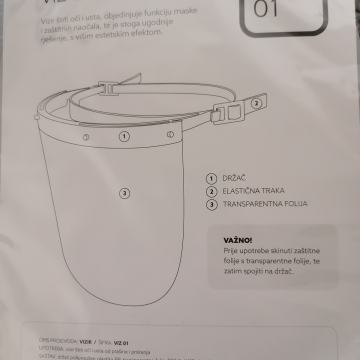 zaštitni vizir VIZ 01