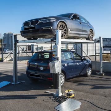 Hidraulična parking dizalica-platforma za 2 auta