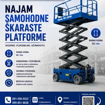 NAJAM* SAMOHODNE ŠKARASTE PLATFORME*