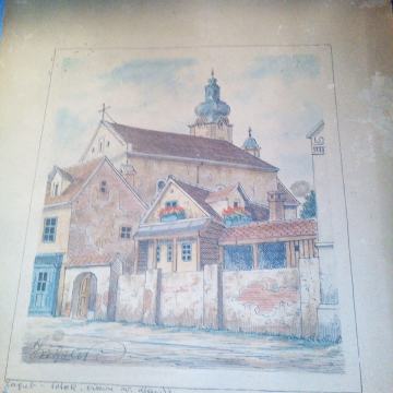 SLIKA-crkve Sv.Marije na DOLCU-Zagreb("JEDINSTVENA !!!")