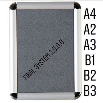 ALUMINIJSKI KLIK-KLAK OKVIRI - ZIDNI REKLAMNI PANO