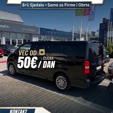 ▶ Najam putničkih kombija 8+1 od 49€ dan ⭐⭐⭐⭐⭐