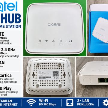 Alcatel HH40V Wireless Router na SIM kartice - BIJELI, otključan!
