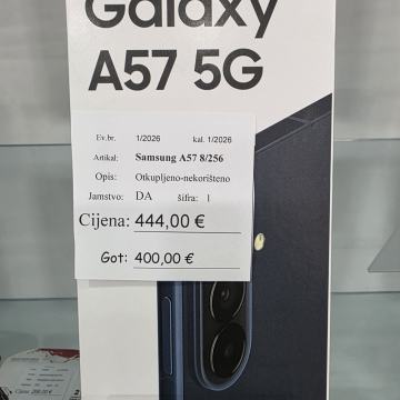 Samsung A57 8/256, novo