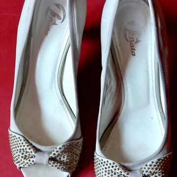 Polusandale, bež, talijanske, sve prava koža, elegantne, br 38