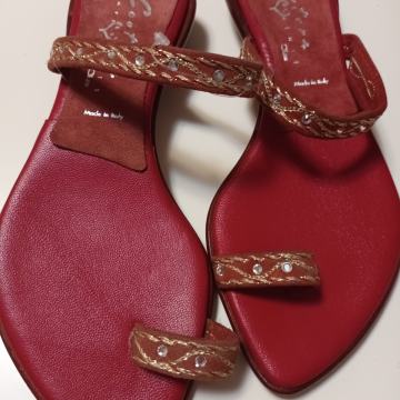 Kožne COUTURE natikače, ( japanke), br 36, novo