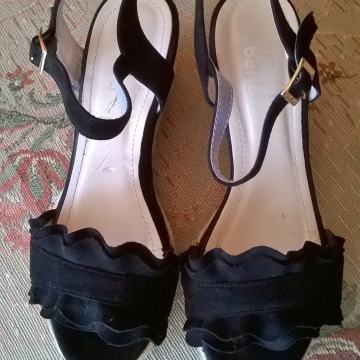 CRNE SANDALE "ROBERTO" - VEL.39