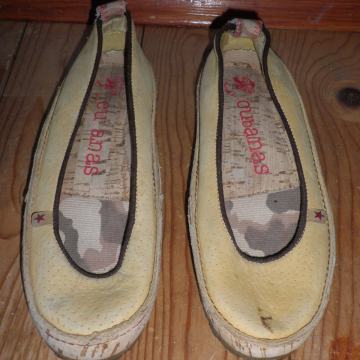 CUBANAS - ŽENSKE LAGANE KOŽNE SANDALE 37