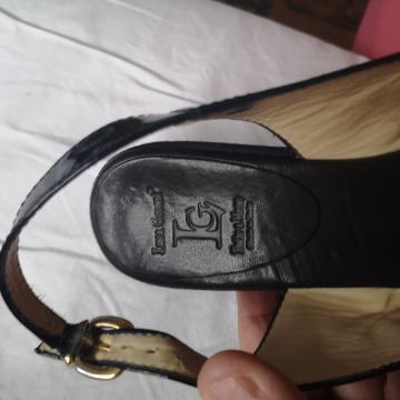 Nova DAMSKA sandala TAMNO PLAVA.. brusena i lak koza.. br. 41