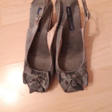 Frau summer sive sandale na punu petu