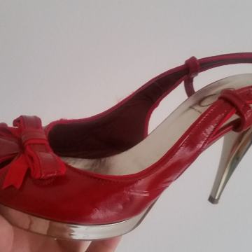 GIANCARLO PAOLI #CRVENE SANDALE #TOPTOP