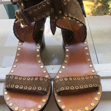 Izabel Marant, kožne sandale, 39, 25 gazište.