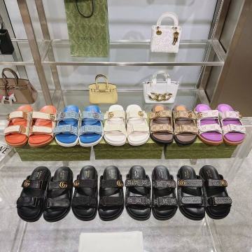 Japanke, sandale Gucci, prirodna koža