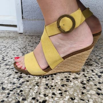 Kožne sandale Zara vel. 40.